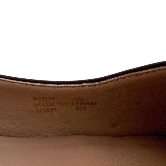 Cole Haan Burgundy "Vandam" Pointed Toe Low Heel Pumps - Picture 10 of 10